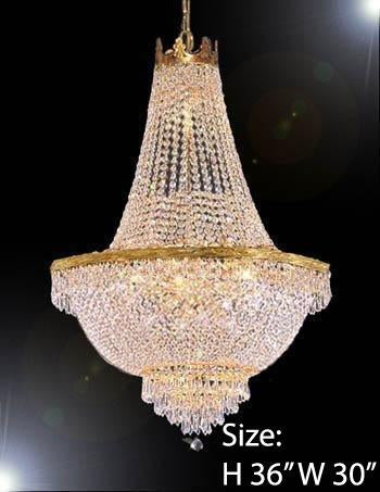 Swarovski Crystal Trimmed Chandelier Chandelier 30X36 - A500-870/14Sw