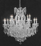 Set of 2-1 Chandelier Crystal Lighting Empress Crystal (TM) H38" W37" and 1 Large Foyer/Entryway Maria Theresa Empress Crystal (tm) Chandelier Lighting! H 52" W 46" - CS/1/21510/15+1 + CS/52/2MT/24+1 A500-