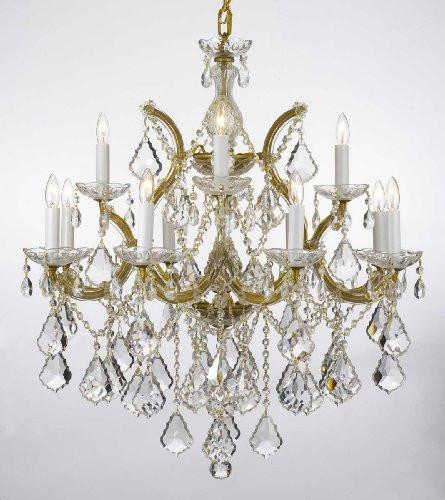 Maria Theresa Chandelier Lighting Crystal Chandeliers H30 "X W28" Trimmed With Spectra (Tm) Crystal - Reliable Crystal Quality By Swarovski - A500-B7/21532/12+1Sw