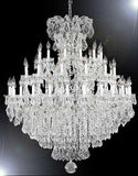 Swarovski Crystal Trimmed Chandelier Chandelier Crystal Chandeliers Lighting Dressed Swarovski Crystal 52X60 - A500-Silver/2756/36+1Sw