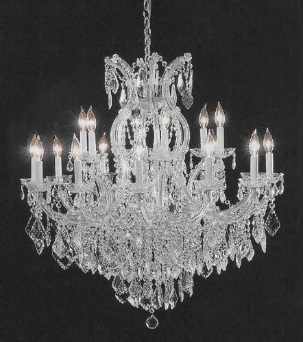 Chandelier Crystal Lighting Empress Crystal (Tm) Chandeliers H38" W37" - A500-Silver/1/21510/15+1