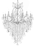 Set of 2-1 Maria Theresa Chandelier Empress Crystal (Tm) Lighting Chandeliers H50" X W37" and 1 Large Foyer/Entryway Maria Theresa Empress Crystal (tm) Chandeliers Lighting! H 72" W 52" - B12/CS/21510/15+1 + CS/B13/2756/36+1 A500-