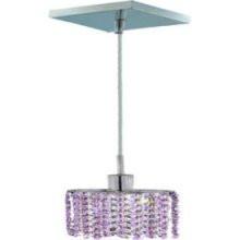 C121-1281D-S-E-TO/RC By Elegant Lighting Mini Collection 1 Lights Pendant Chrome Finish