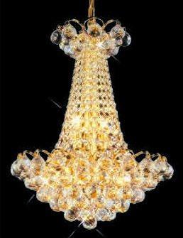 C121-GOLD/2001/1623 Godiva CollectionEmpire Style CHANDELIER Chandeliers, Crystal Chandelier, Crystal Chandeliers, Lighting