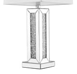 ZC121-ML9311 - Regency Decor: Sparkle Collection 1-Light Silver Finish Table Lamp